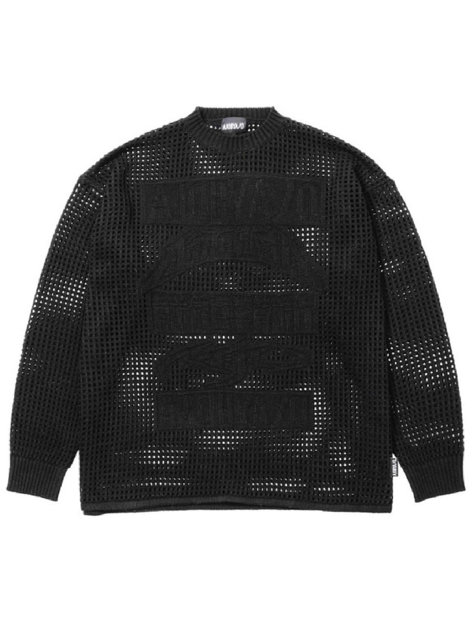 【AJOBYAJO】Total Logo Drop Needle Sweater / 【アジョバイアジョ】トータルロゴドロップニードル長袖セーター