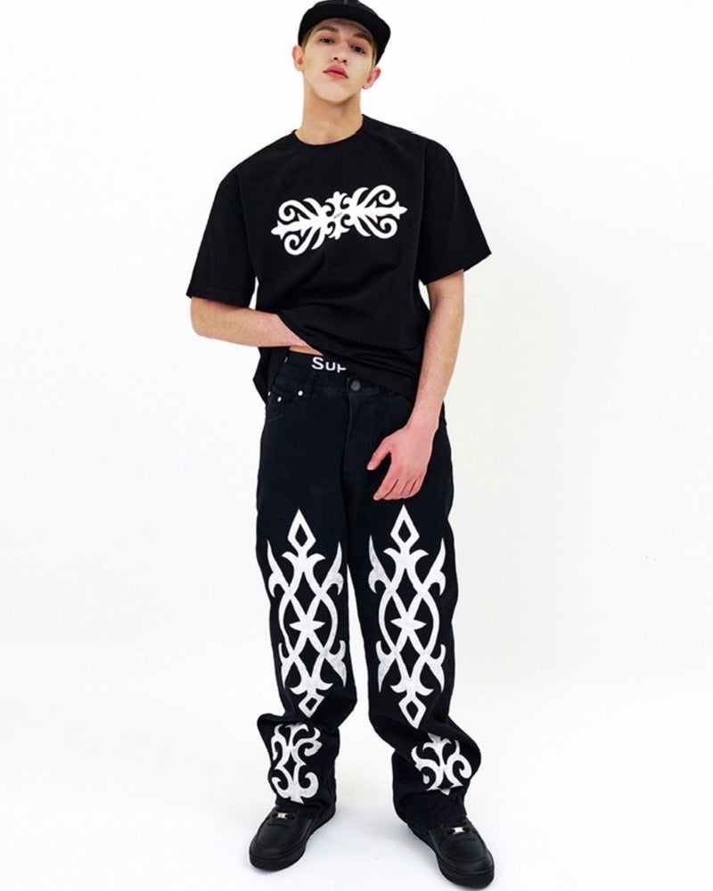 【E RIN AI E】TRIBAL SHORT SLEEVE TEE