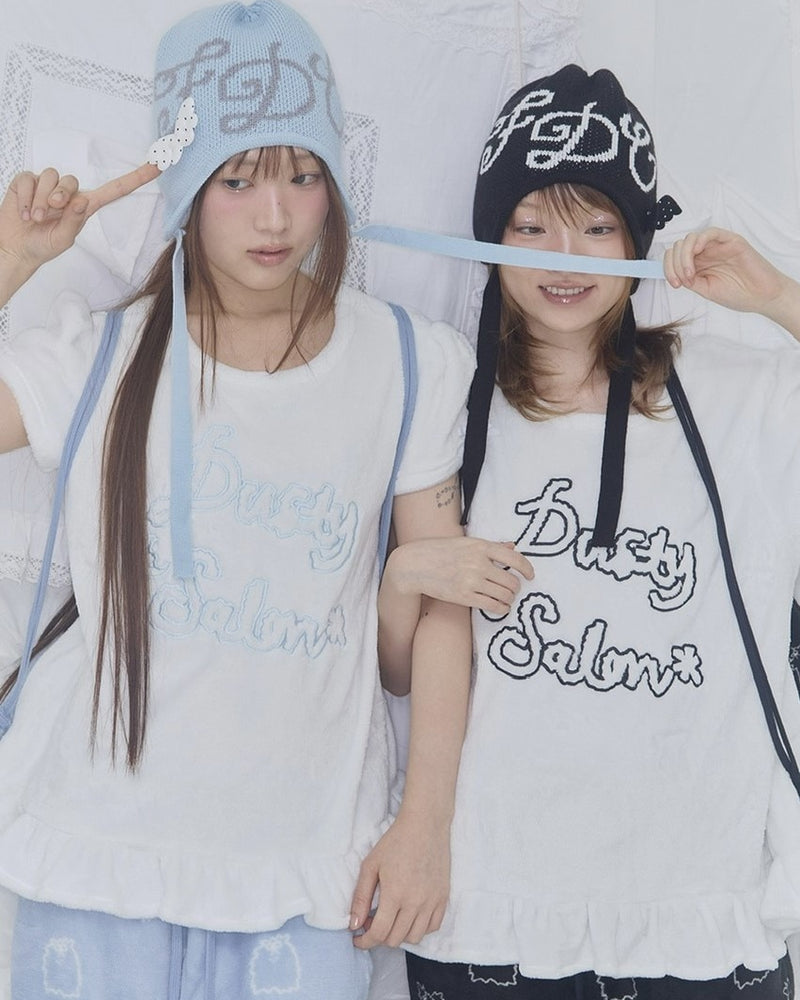 【FANCY X DUSTY】Zzz DUSTY SALON PAJAMA TOP / 【ファンシー X ダスティ】ZzzダスティーサロンパジャマTシャツ半袖ルームウェア