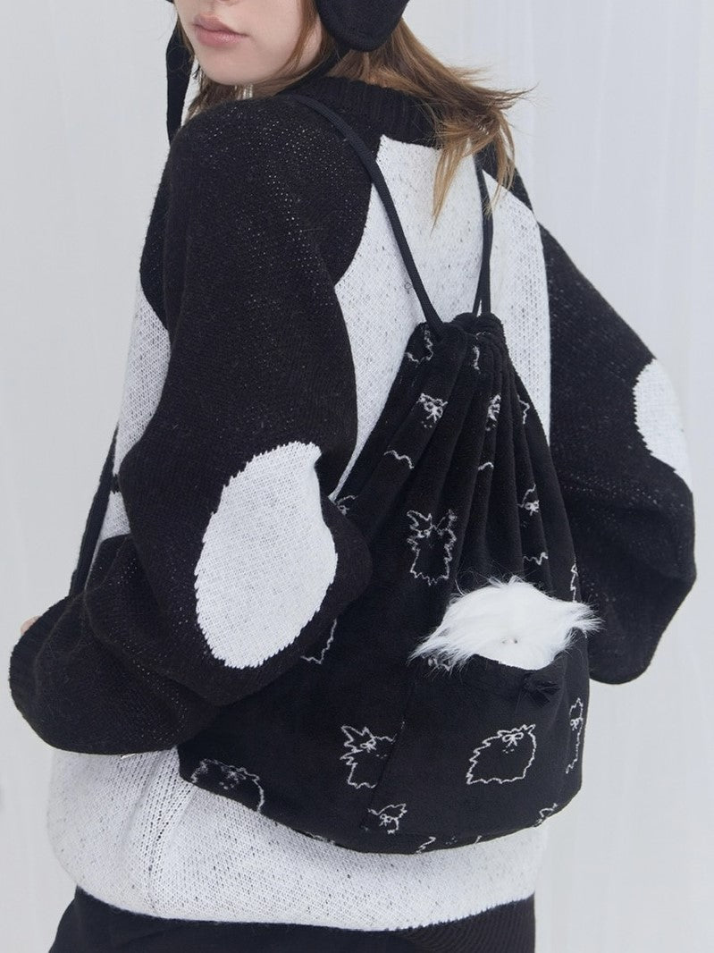 【FANCY X DUSTY】Zzz DUSTY SALON PAJAMA GYM SACK / 【ファンシー X ダスティ】Ｚｚｚダスティーサロンパジャマリュック