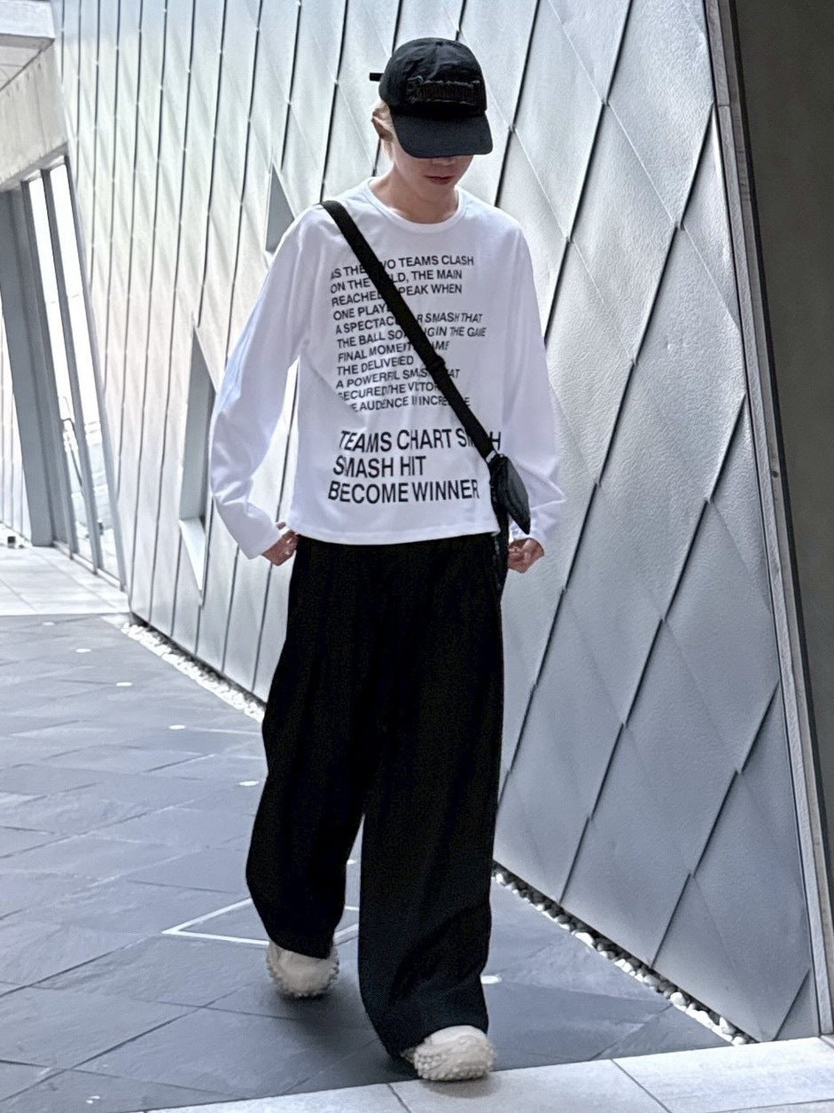 受注制【nmtc +】logo long sleeve / 【エヌエムティーシープラス】ロゴー長袖Ｔシャツ (4color)