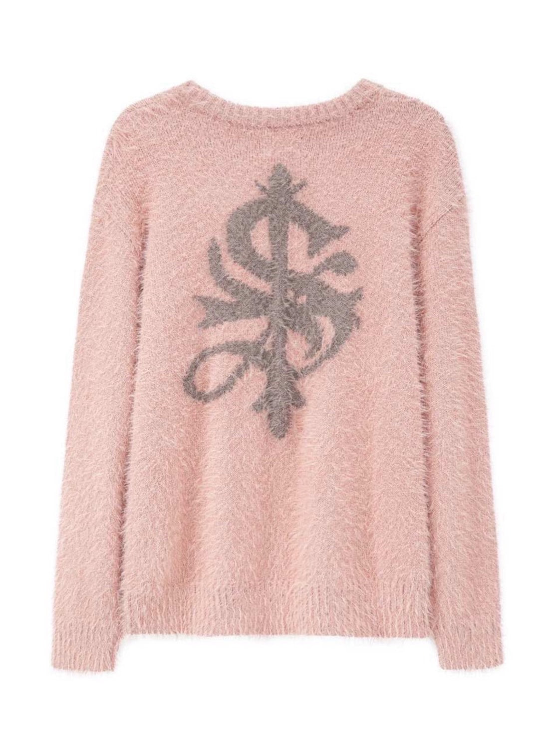 【SUPPLIER】Cross Shaggy Knit / 【サプライヤー】クロスロゴシャギーニット