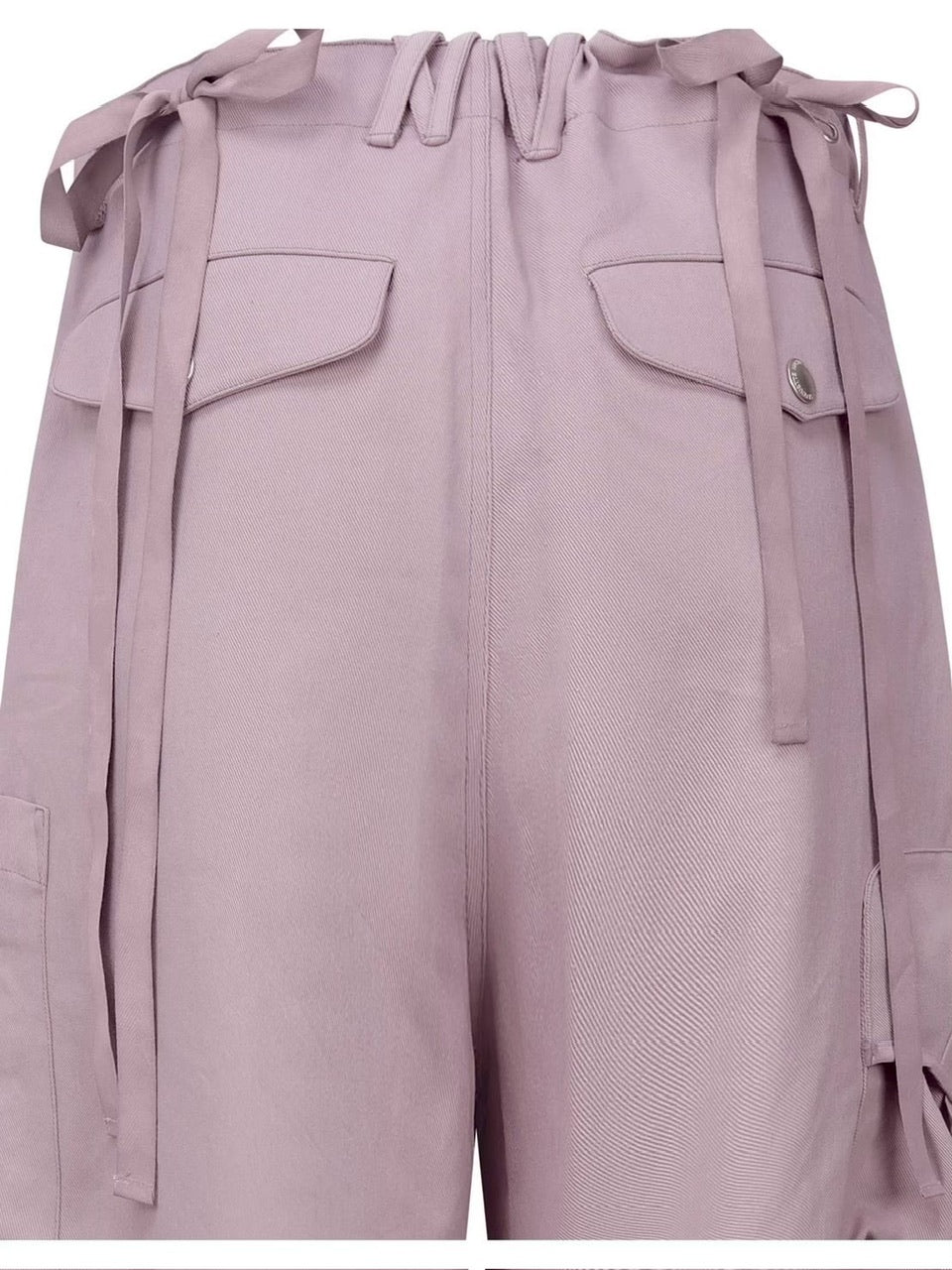 【NACHE】STRAP WIDE CARGO PANTS (UNISEX)