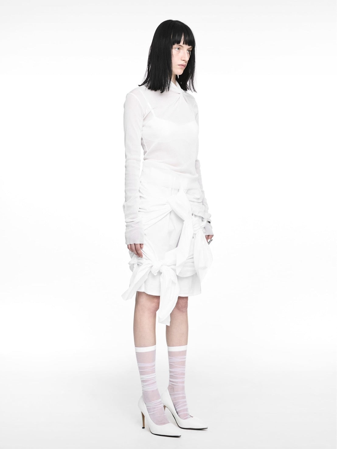 【NACHE】PULLED NECK LONG SLEEVE