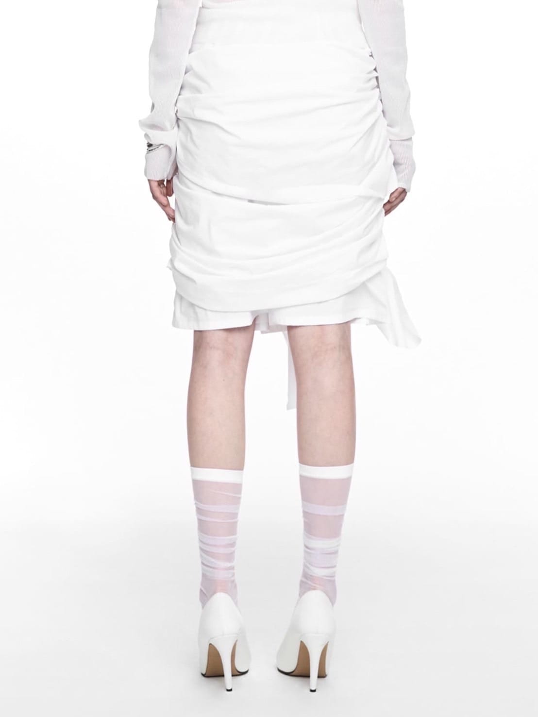 【NACHE】TWIST TIE MIDI SKIRT