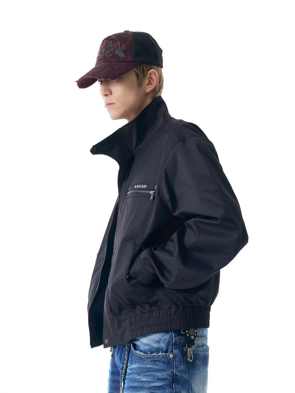 【AAKAM】VTG Washed Damage Ball Cap