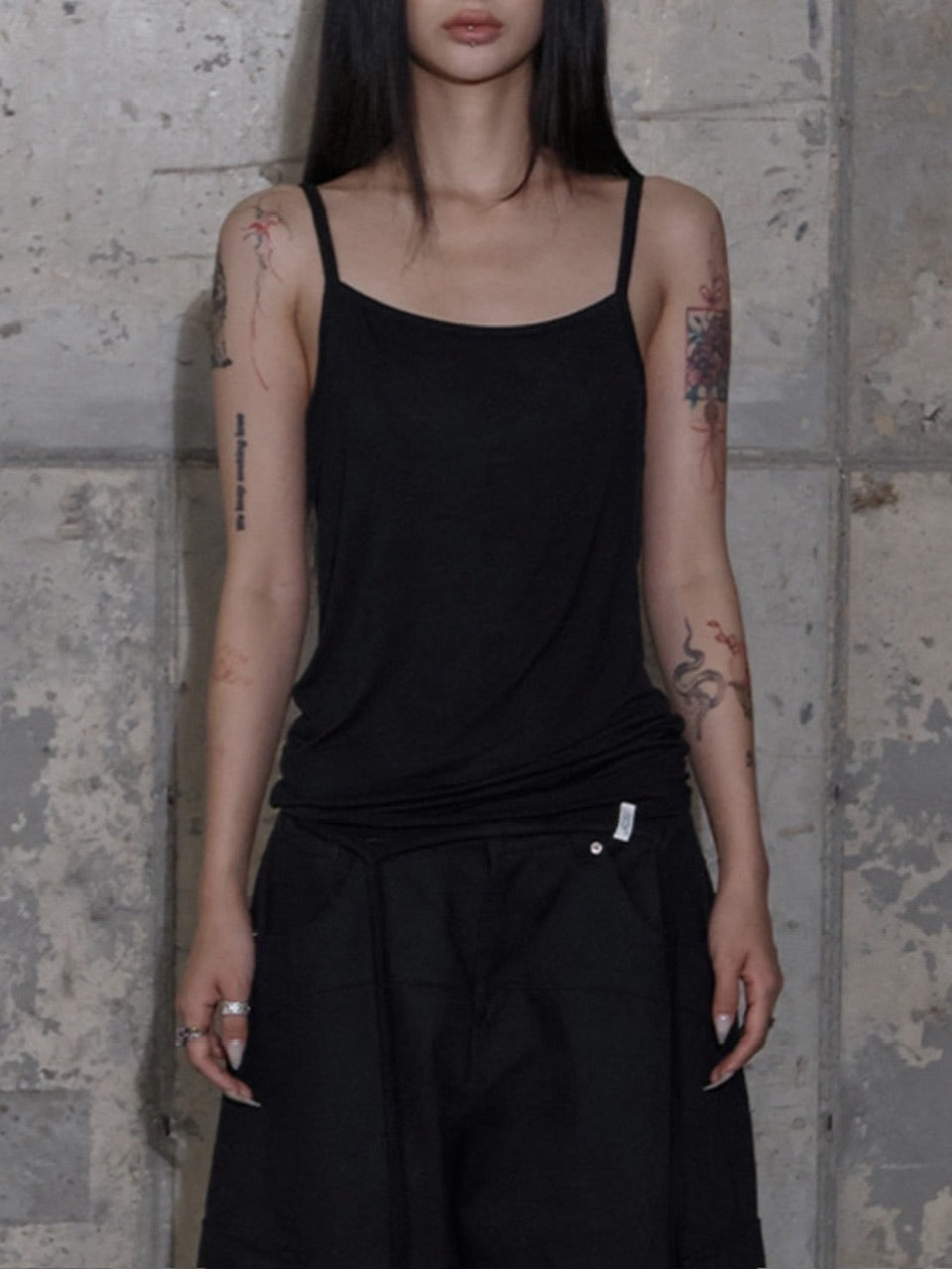 【FANCY CLUB】2-WAY STRAP SLEEVELESS / 【ファンシークラブ】ツーウェイストラップキャミソール