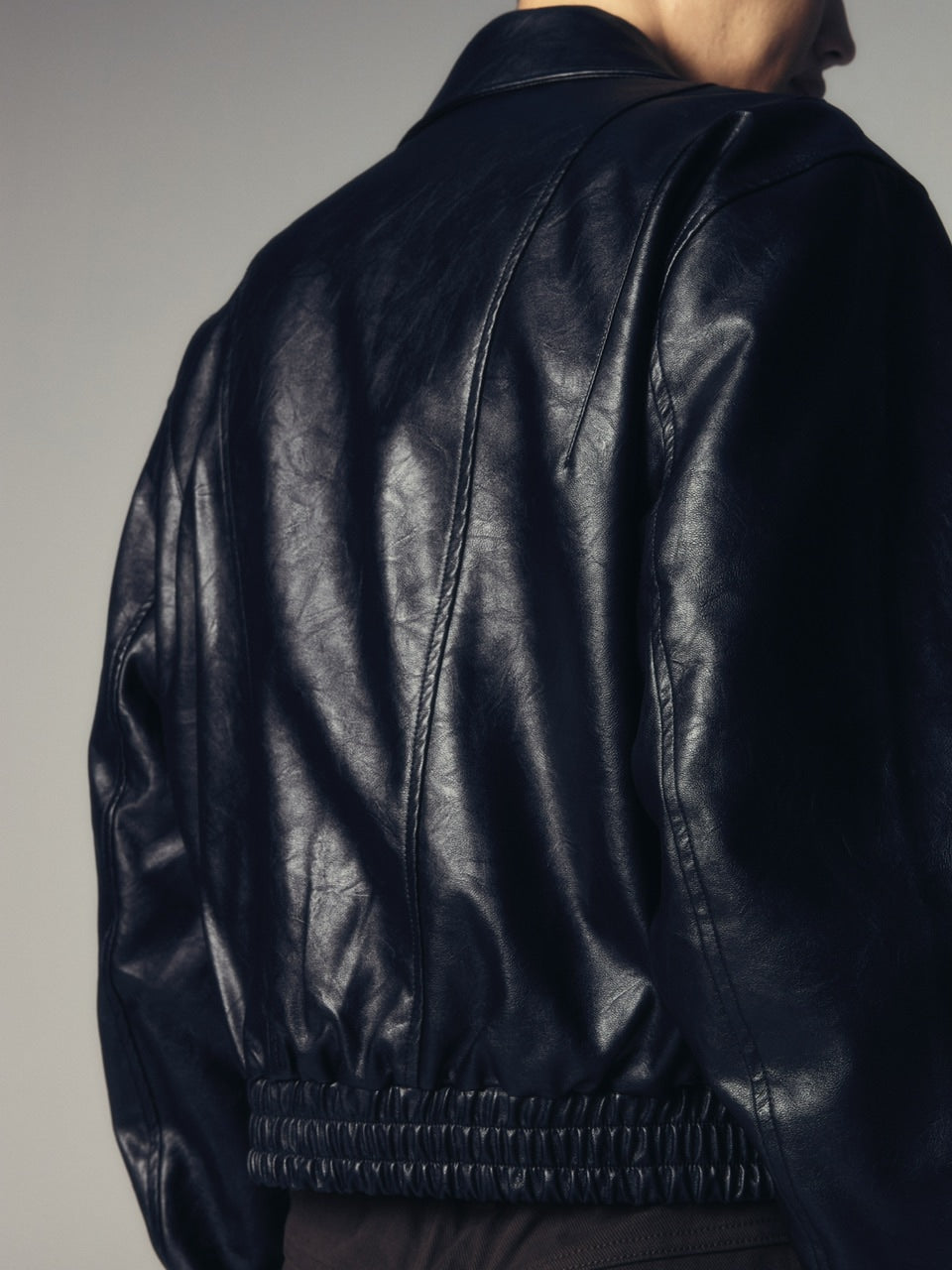 【CS】multi zip faded wash blouson (black)