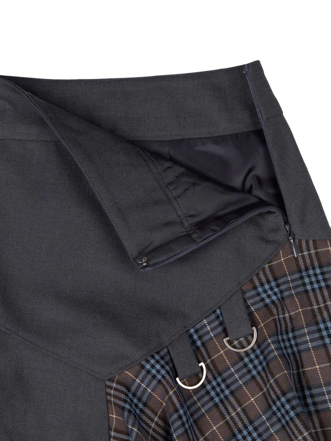 【TUOMIO】LAYERED ASYMMETRIC SKIRT / 【トゥオミオ】レイヤードアシンメトリースカート