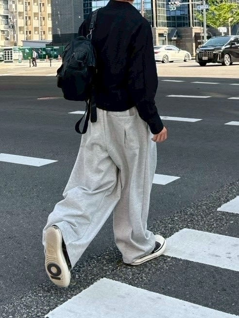 大阪店WEB限定受注制【Chikashitsu +】double tuck balloon sweat pants / 【チカシツプラス】ダブルタックバルーンスウェットパンツ (2color)