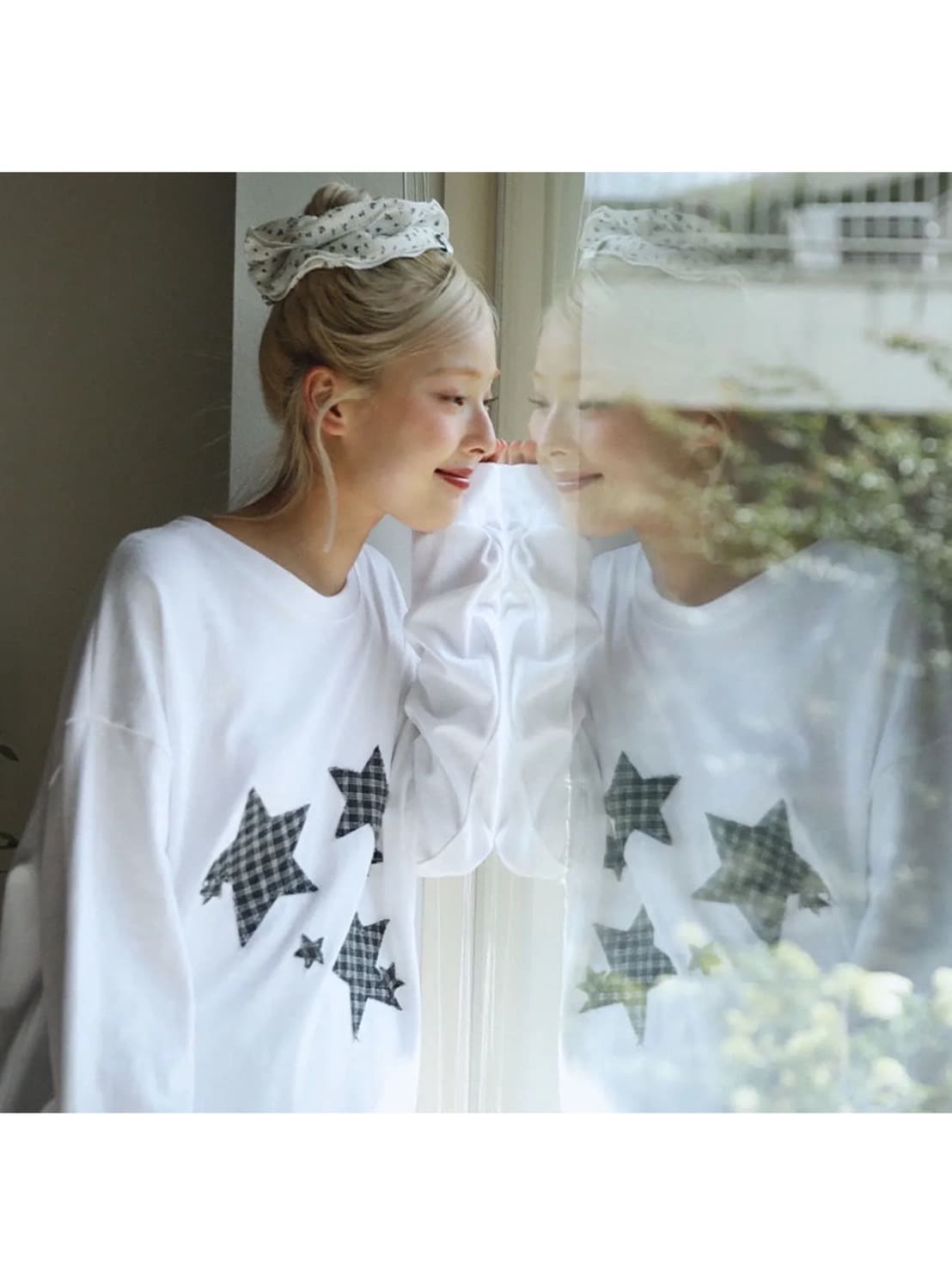 12/21 20:00 再販【Uglyshadow】FLOWER WAFFLE SCRUNCHIE