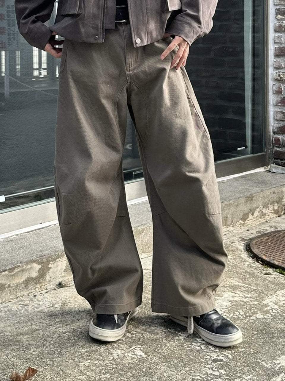 大阪店WEB限定受注制【Chikashitsu +】deep ballon curve pants / 【チカシツプラス】ディープバルーンカーブパンツ (2color)