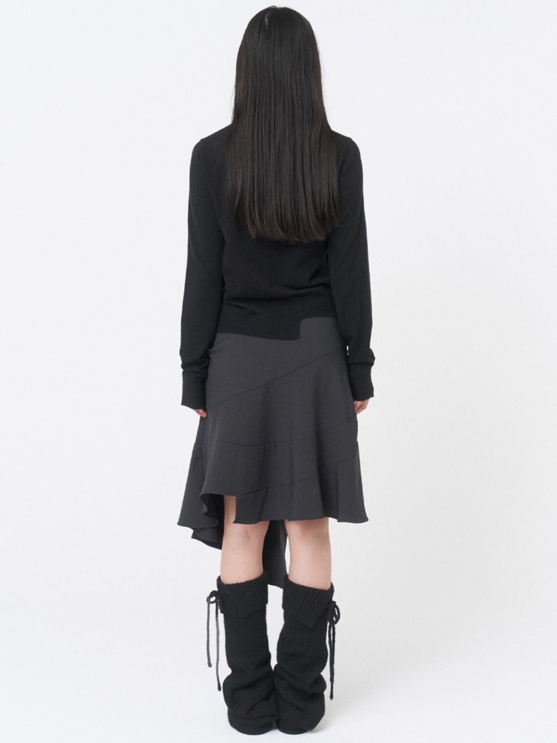 【Miseki seoul】Origami pleats knit top