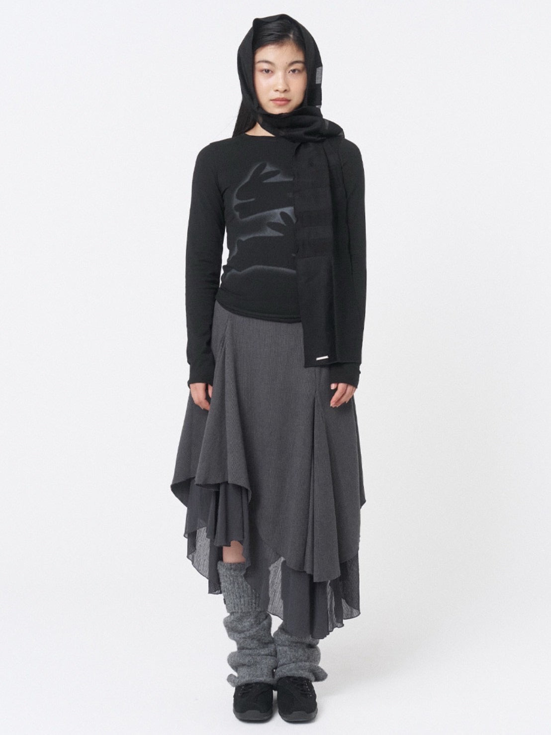 【Miseki seoul】Twin rabbit long sleeves