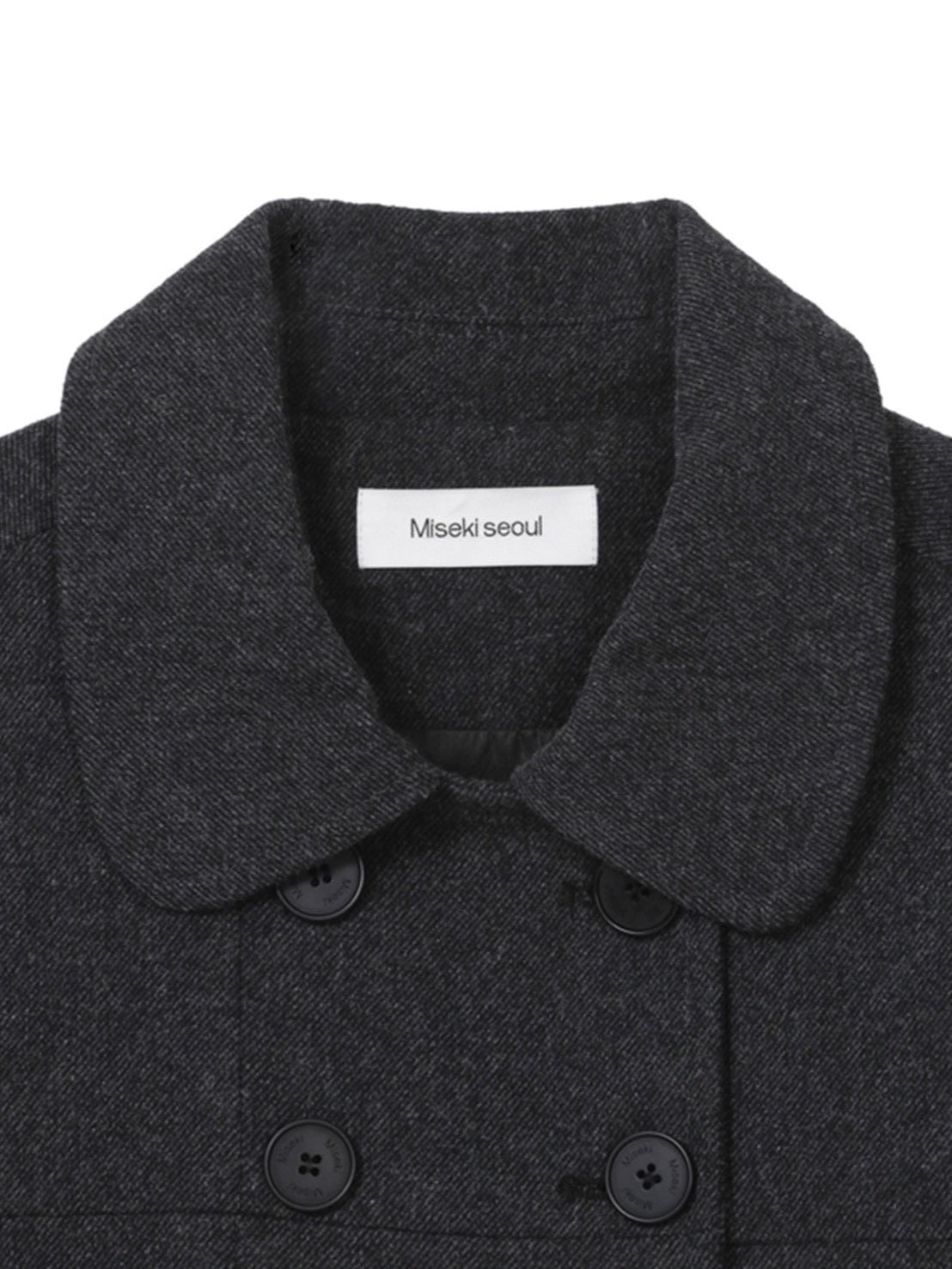 【Miseki seoul】Wabi Round collar double jacket