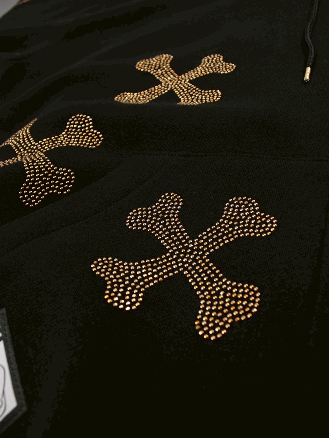 【GALFY】ピカピカ骨骨パーカー