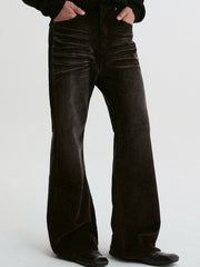 【DNSR】Embo Washed Corduroy Flare Pants