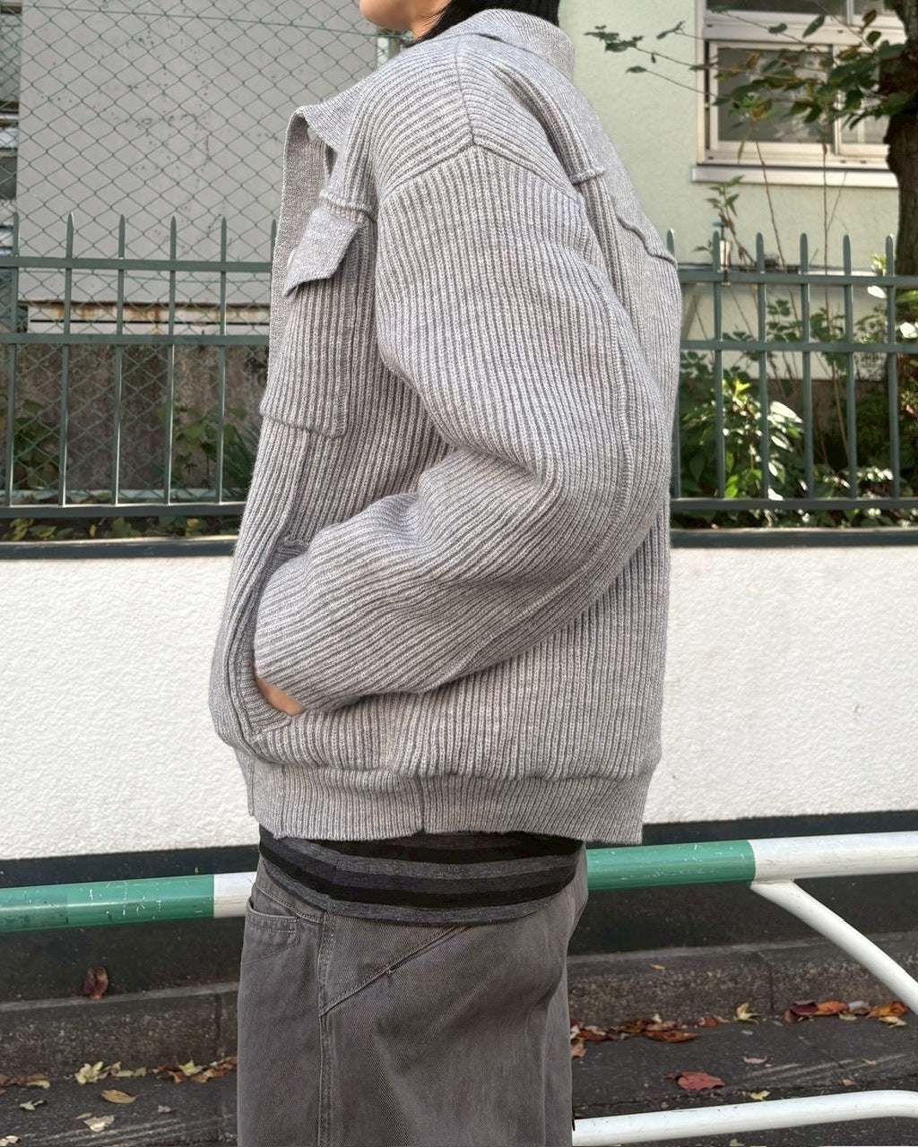 受注制【nmtc +】wool padding knit blouson / 【エヌエムティーシープラス】ウールパディングニットブルゾン (3color)