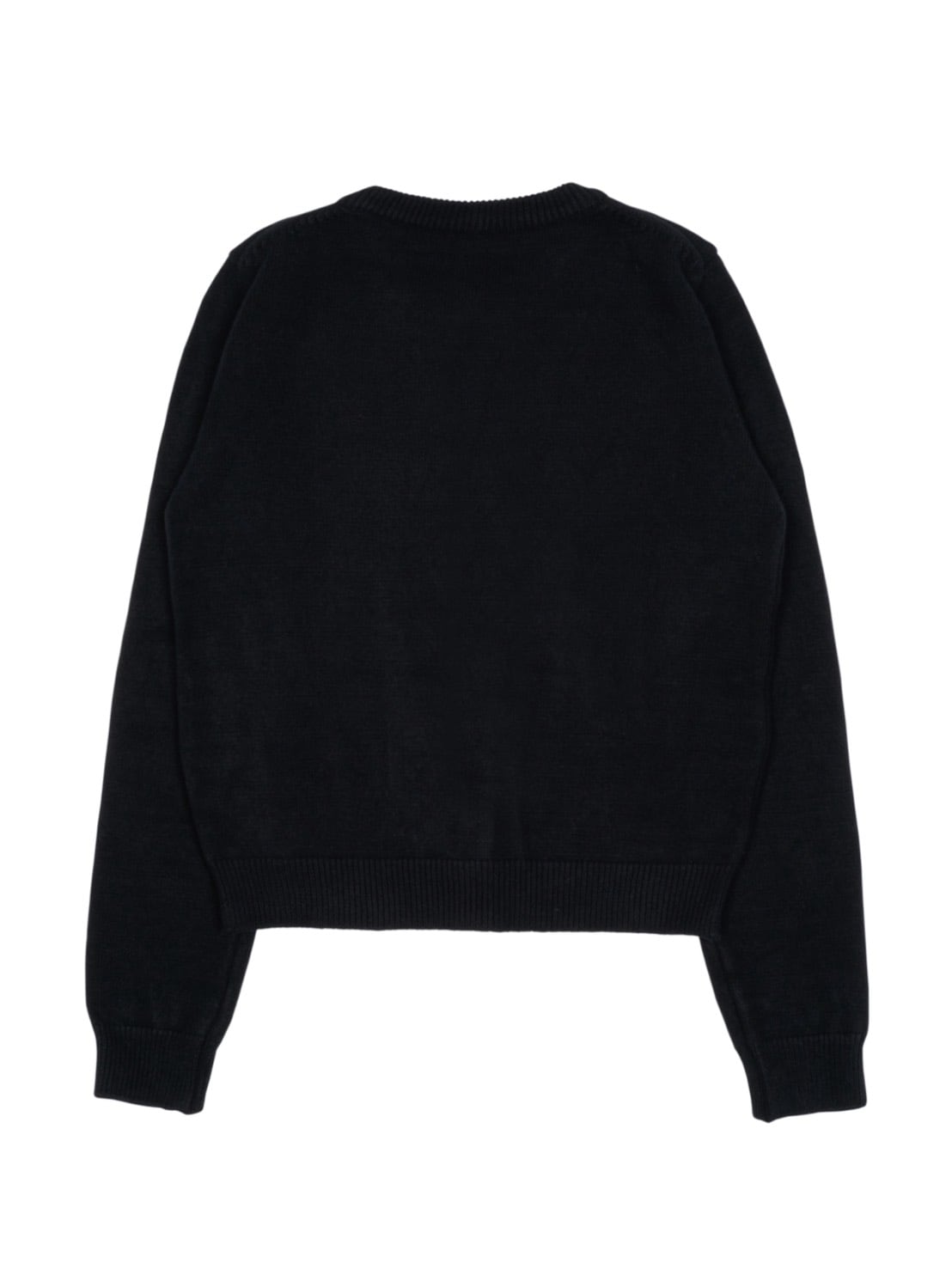 【THECOLDESTMOMENT】TCM mini logo knit cardigan