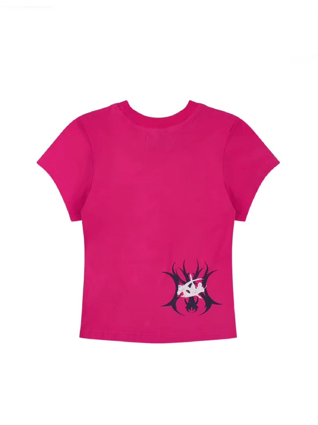 【Cozy world Wide】"BBY TECHG1RL" T SHIRT / 【コージーワールドワイド】ロゴグラフィックスリム半袖Tシャツ