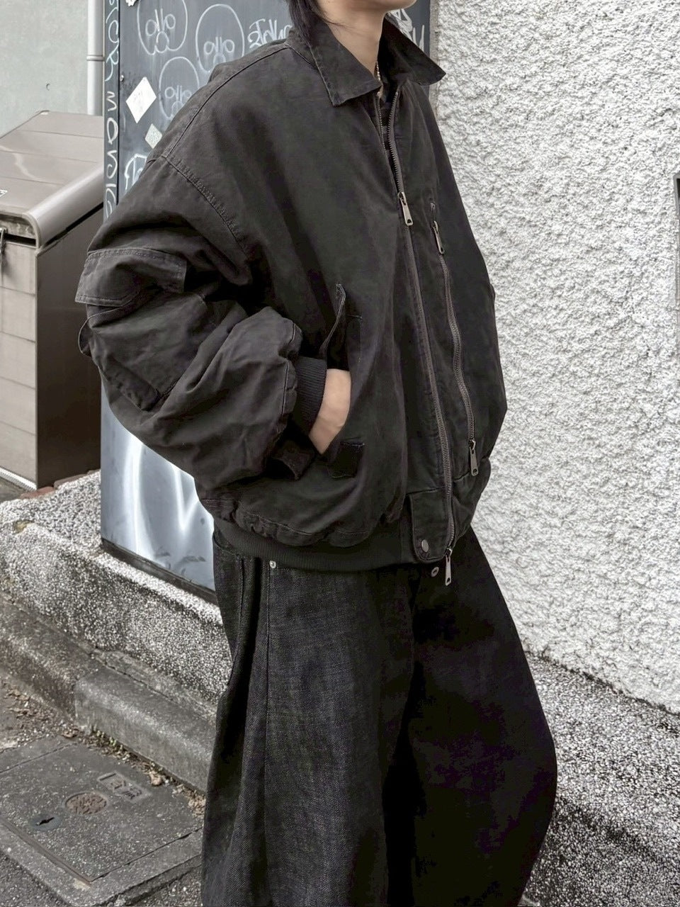 【youll】vintage wash MA-1 (2color)