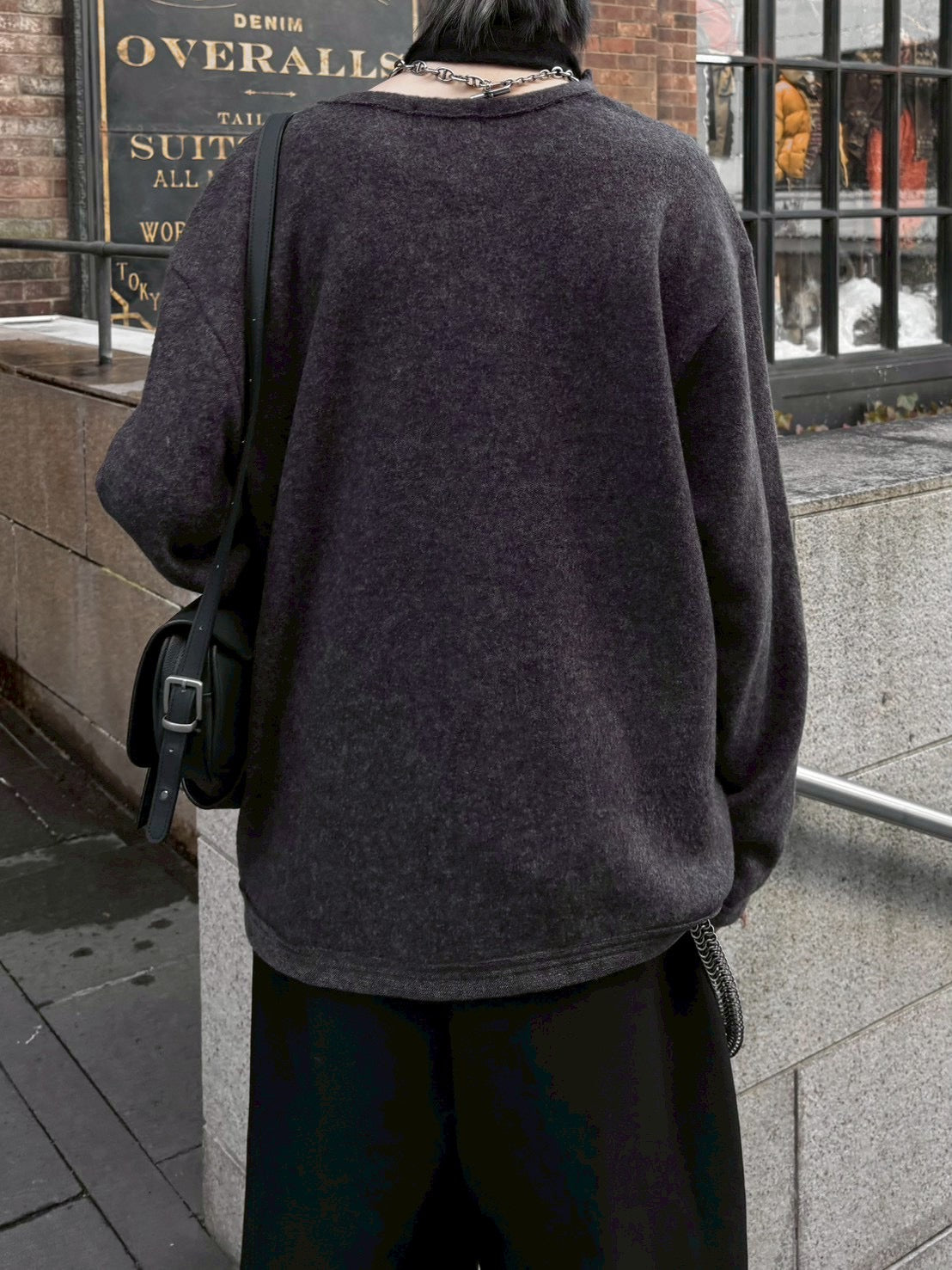 受注制【nmtc +】shoulder button knit / 【エヌエムティーシープラス】肩ボタンニット (3color)