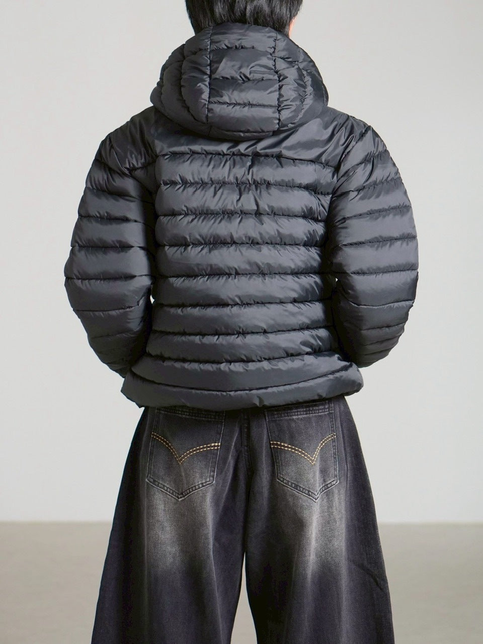 受注制【Chikashitsu +】light volume puffer jacket / 【チカシツプラス】ライトボリュームパファージャケット (3color)