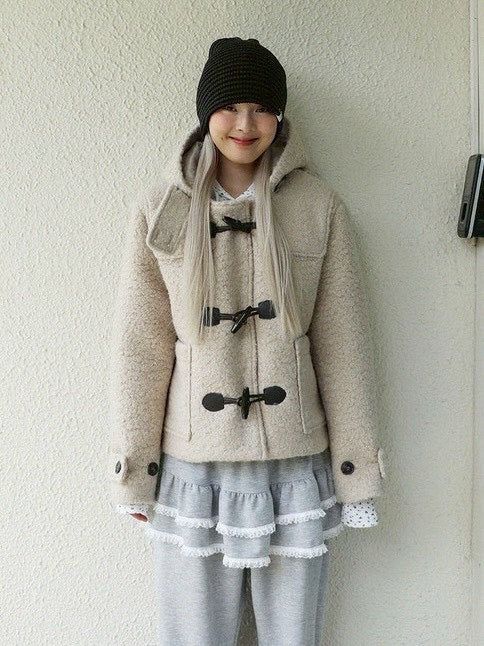 【Uglyshadow】CURLY DUFFLE COAT