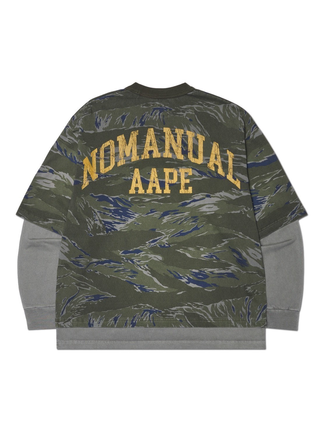 【AAPE X NOMANUAL】AAPE X NOMANUAL LONG SLEEVE TEE