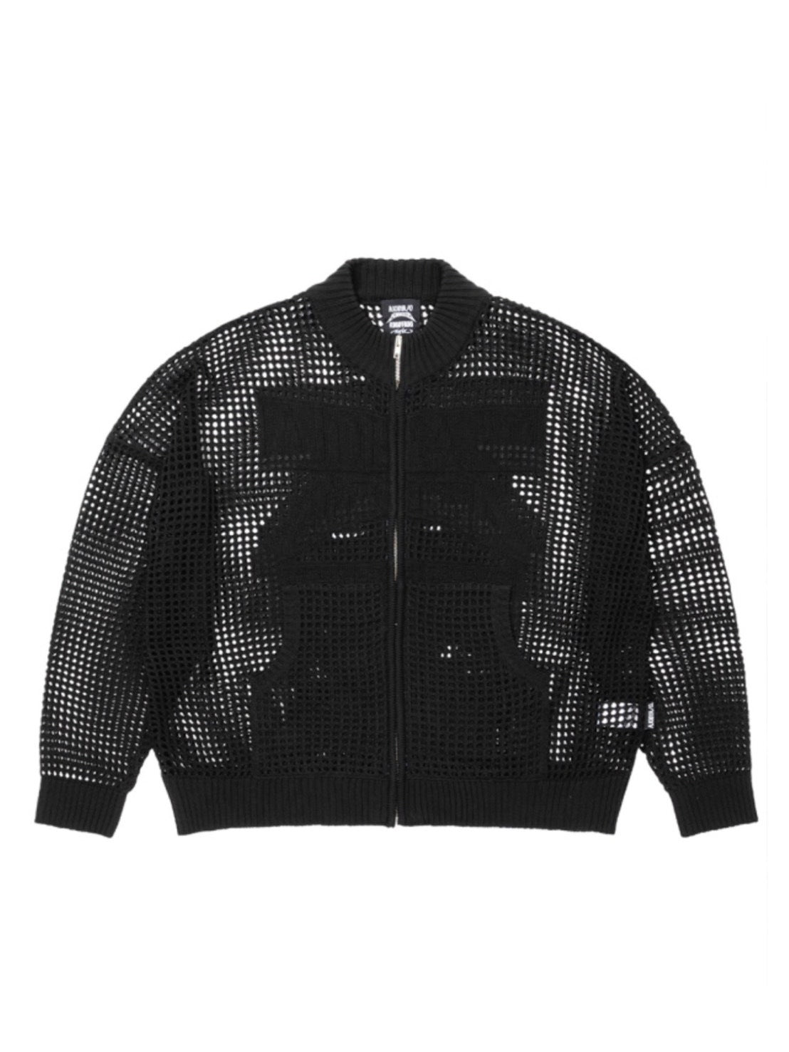 着画、物撮りまだ【AJOBYAJO】Total Logo Drop Needle Zip-Up
