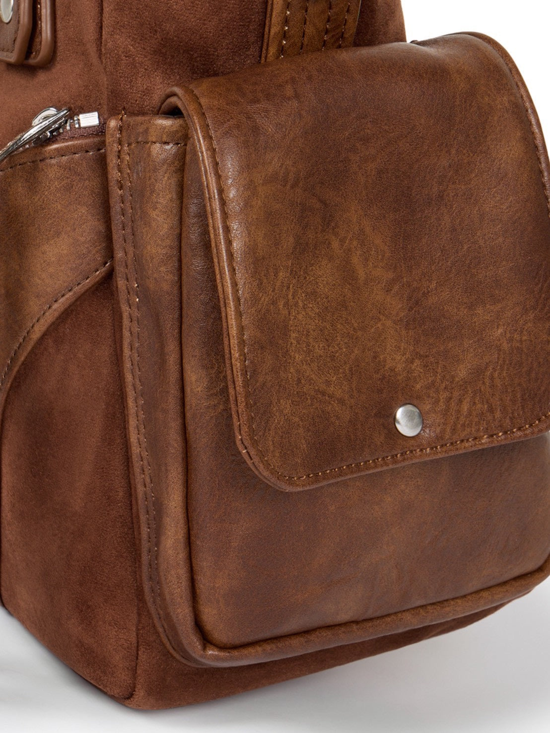 【IUGAMAKARAS】Studded Suede Shoulder Bag