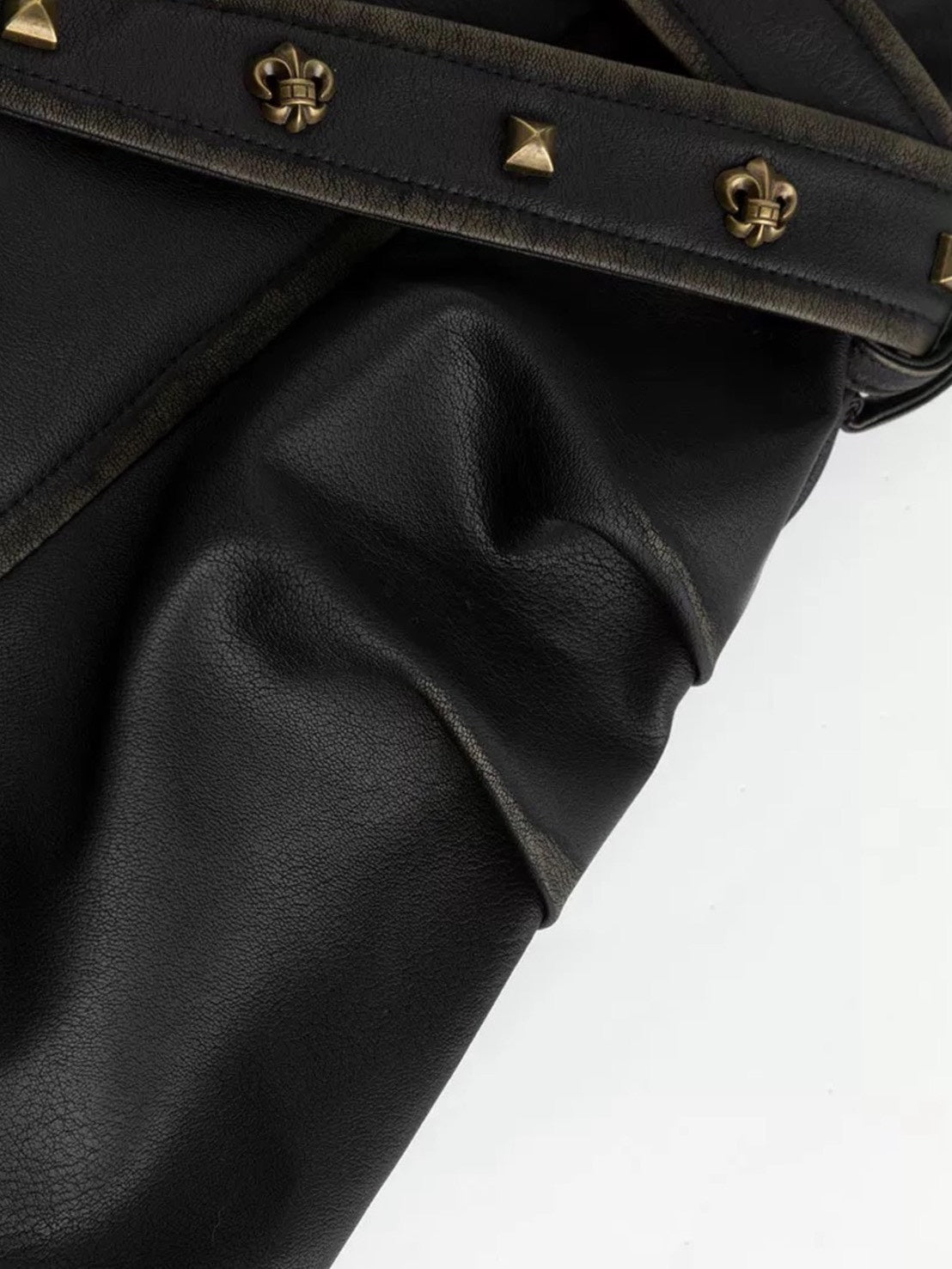 【Cest Nous】Studded Leg Chaps / 【セヌー】スタッズベルトレッグウォーマー