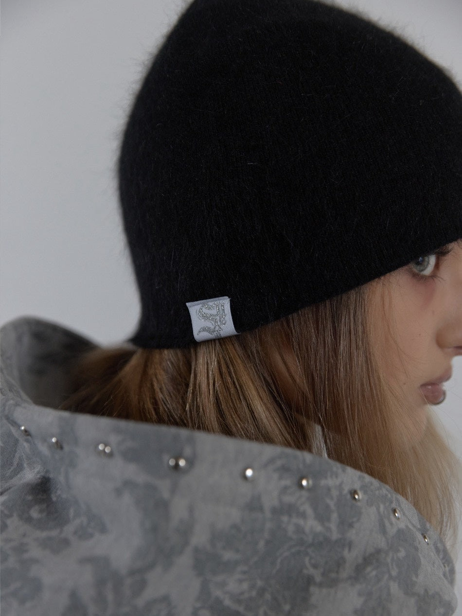 【SETUP‐EXE】ANGORA LOGO BEANIE / 【セットアップエグゼ】アンゴラロゴビーニー