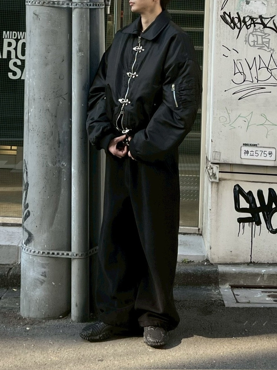 大阪店WEB限定受注制【Chikashitsu +】fireman MA-1 jacket / 【チカシツプラス】ファイアーマンMA-1ジャケット