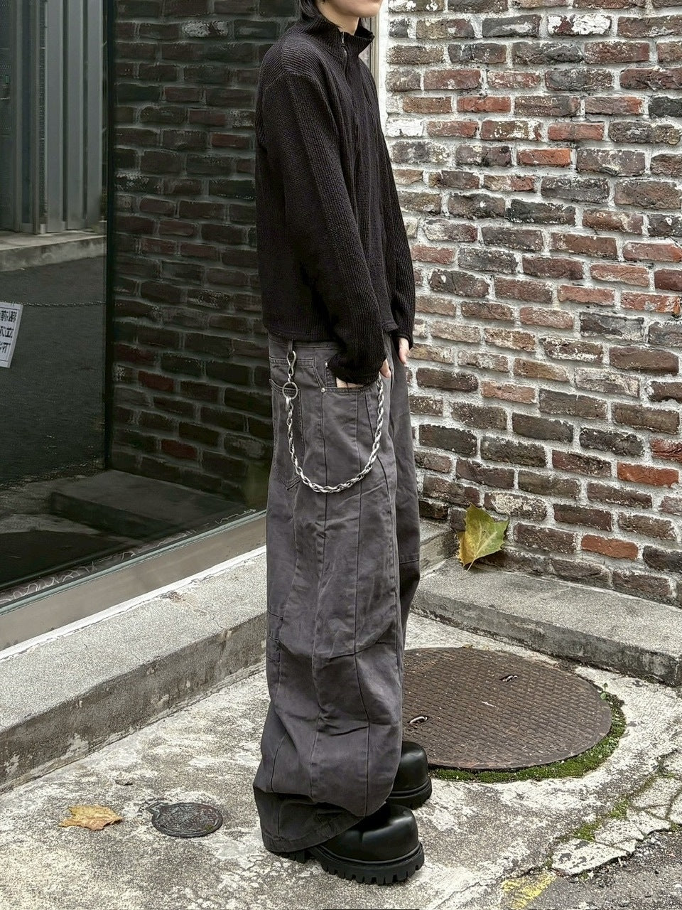 受注制【youll】cotton curve pants (2color)