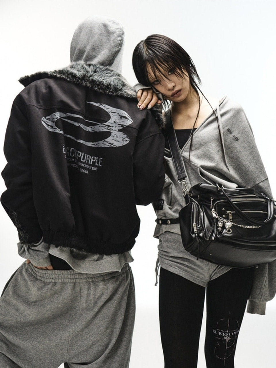【BLACK PURPLE】Bread Bag