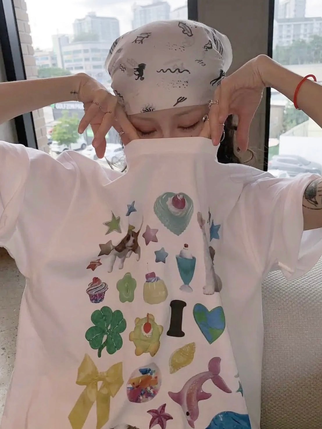 身長まだ【HURJABOYACC】PET T-SHIRTS S4