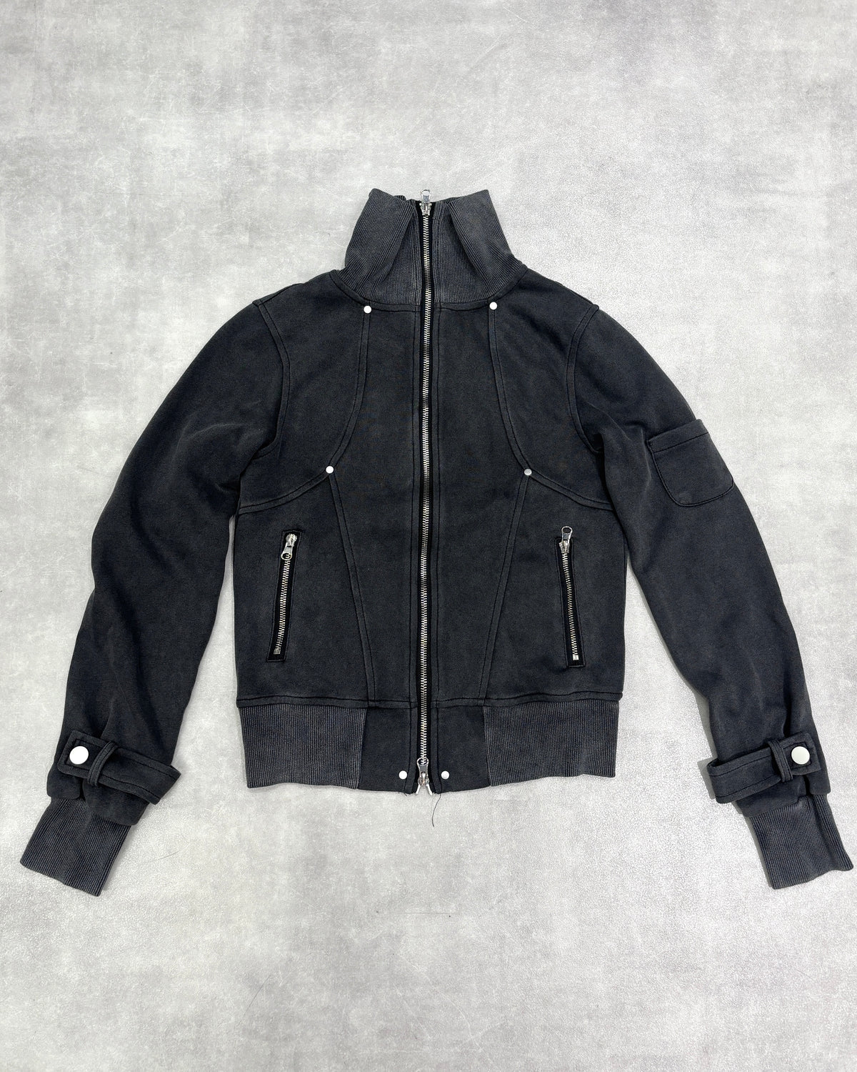 名古屋店WEB限定受注制【nmtc+】Rivet Panel Zip Jacket (2color)