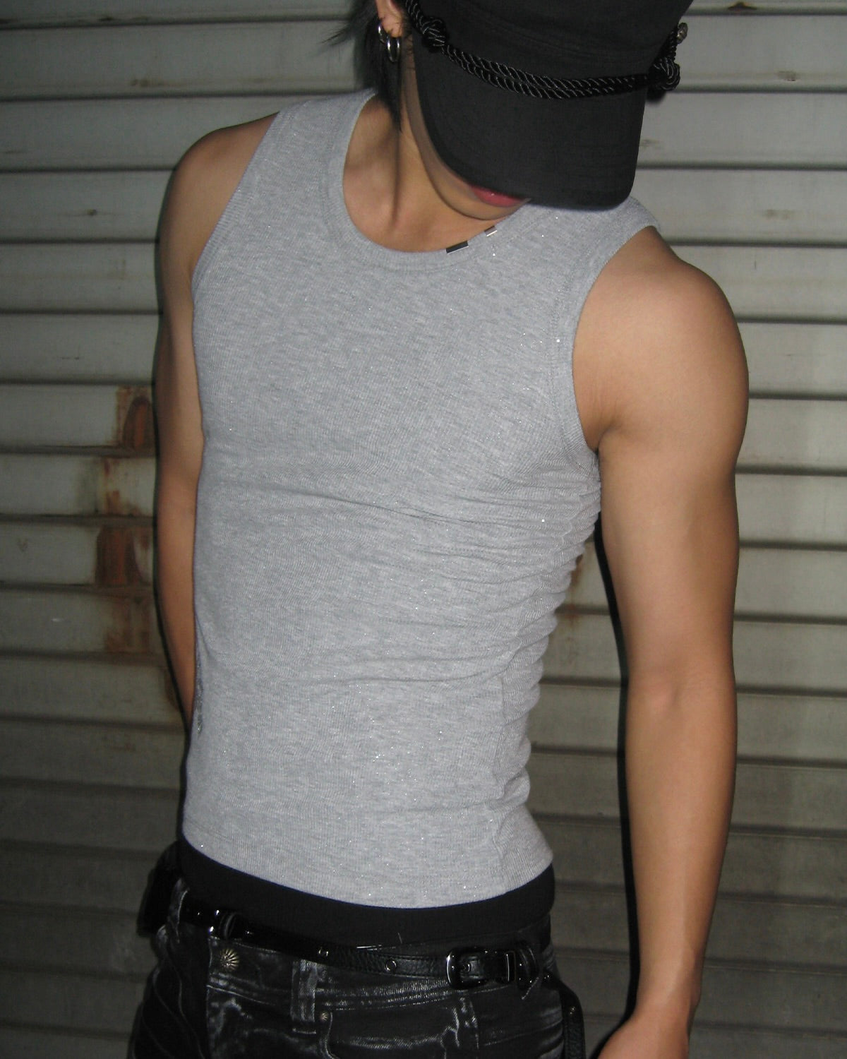 【LECYTO】Glitter Rib Sleeveless