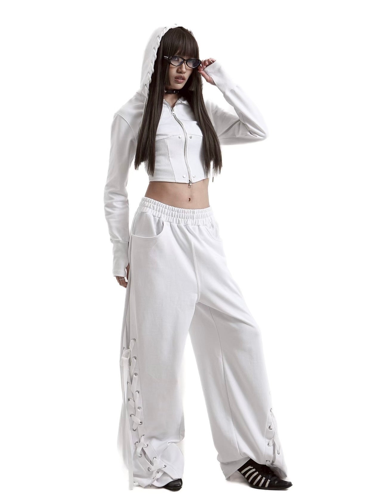 【KAIYA】tie me up sweatpants