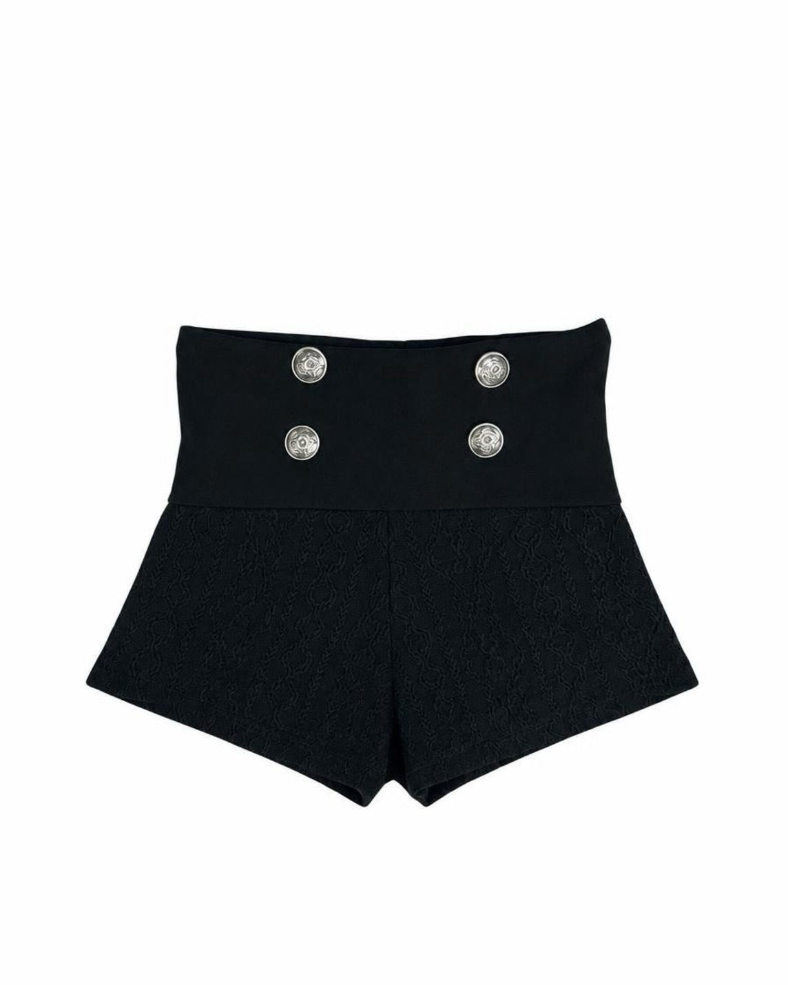 受注制【nmtc+】Double Button Knit Micro Shorts (2color)