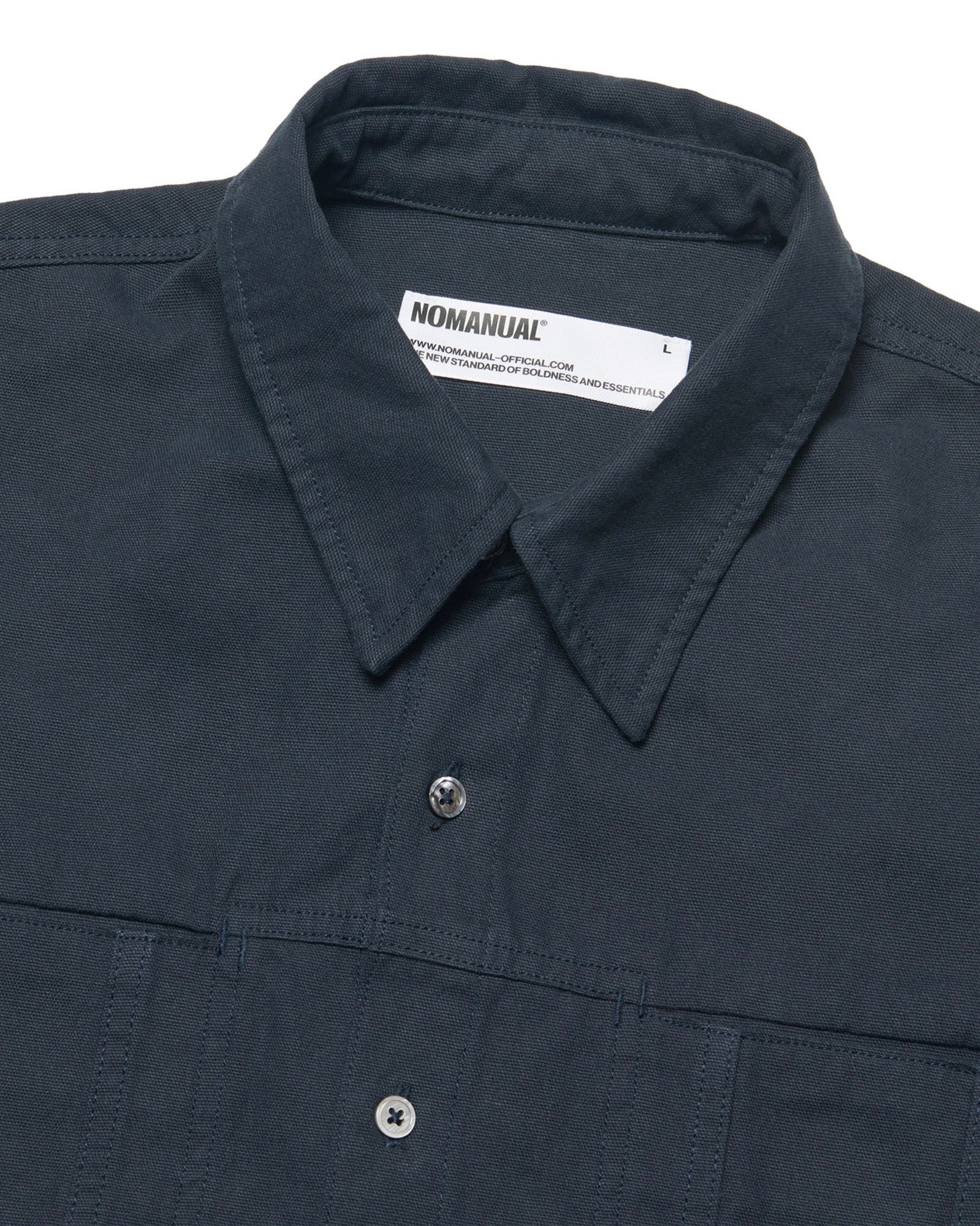 【NOMANUAL】M.L CROP SHIRT