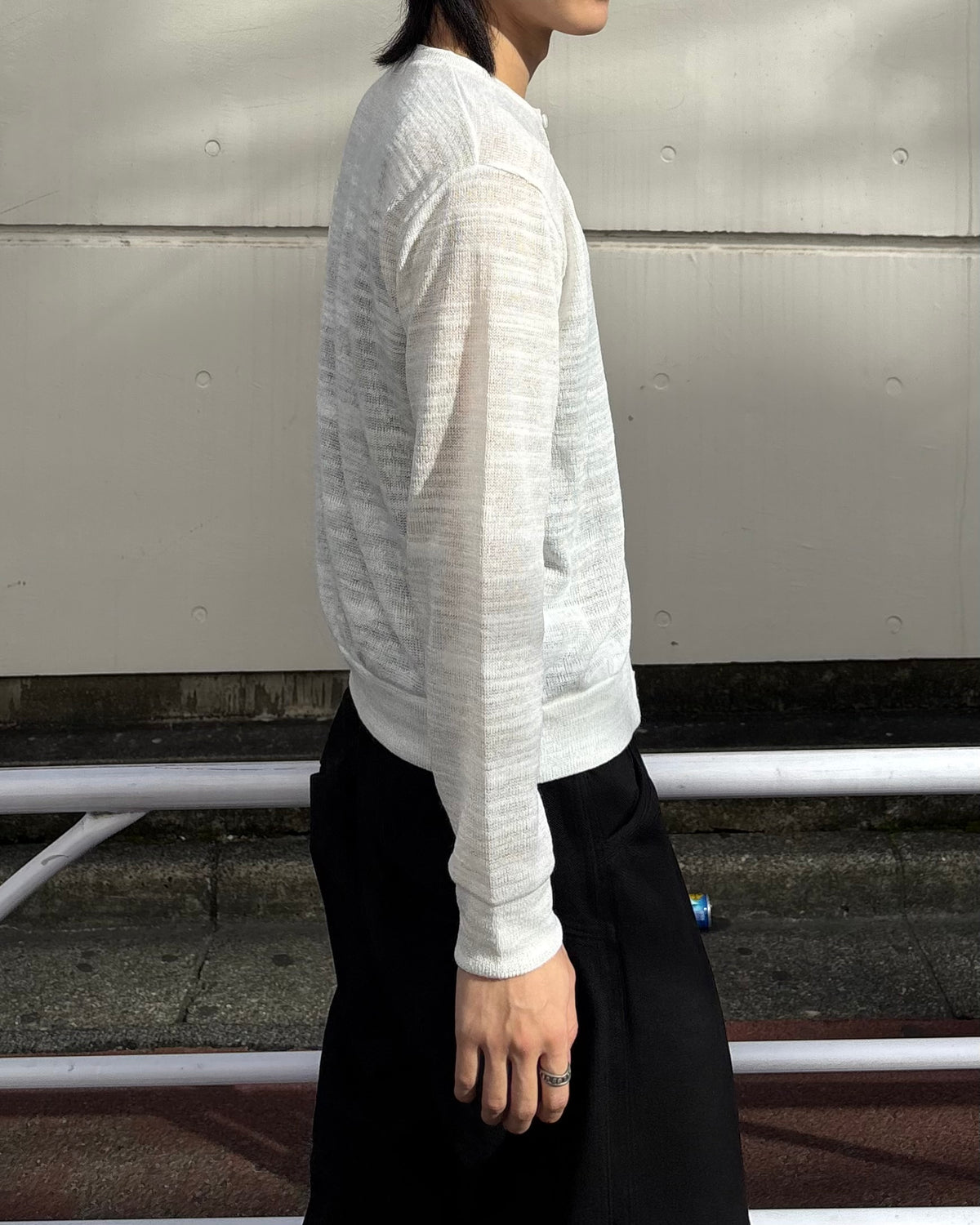 受注制【youll】basic crop cardigan (2color)