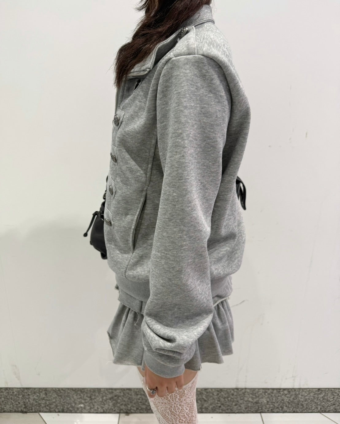 大阪店 WEB限定 受注制【Never mind the XU】Noir Napoleon Zip Top