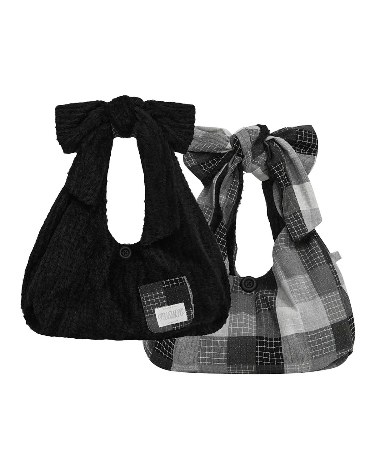 【TUOMIO】PATCHWORK REVERSIBLE BAG