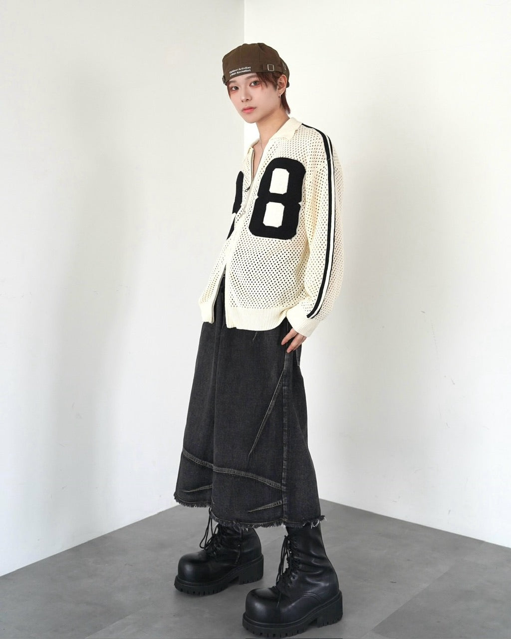 受注制【LUV CODE】max wide bermuda pants (2color)