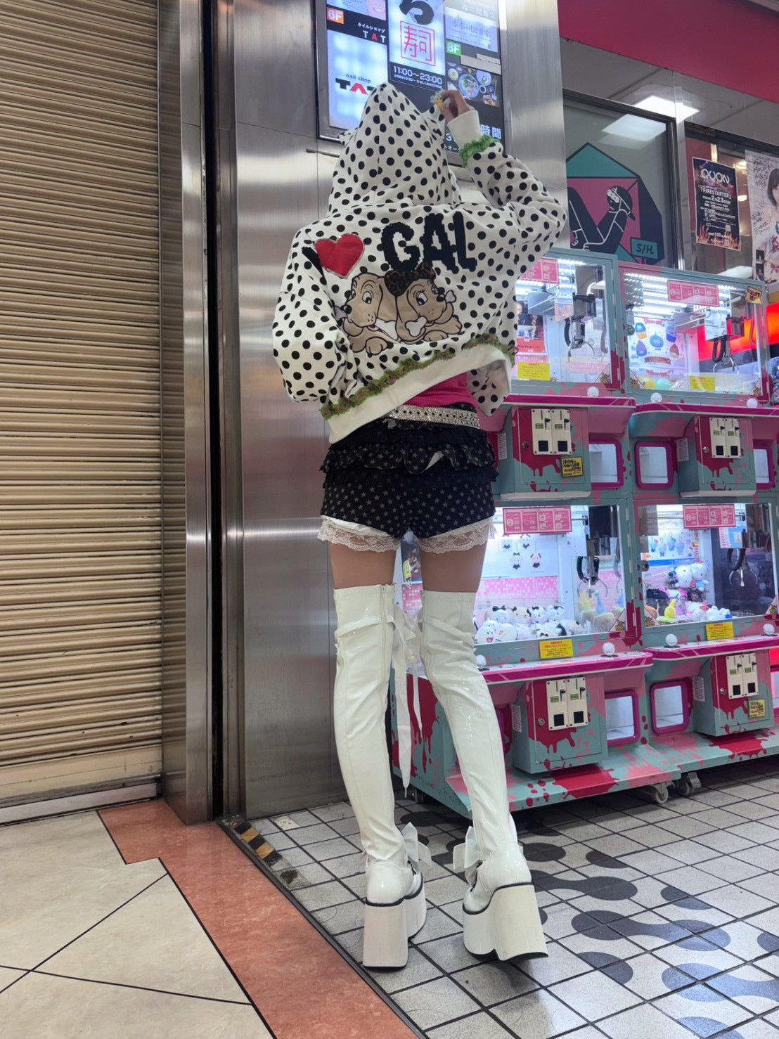 【Never mind the XU】star print skirt pants (3color)