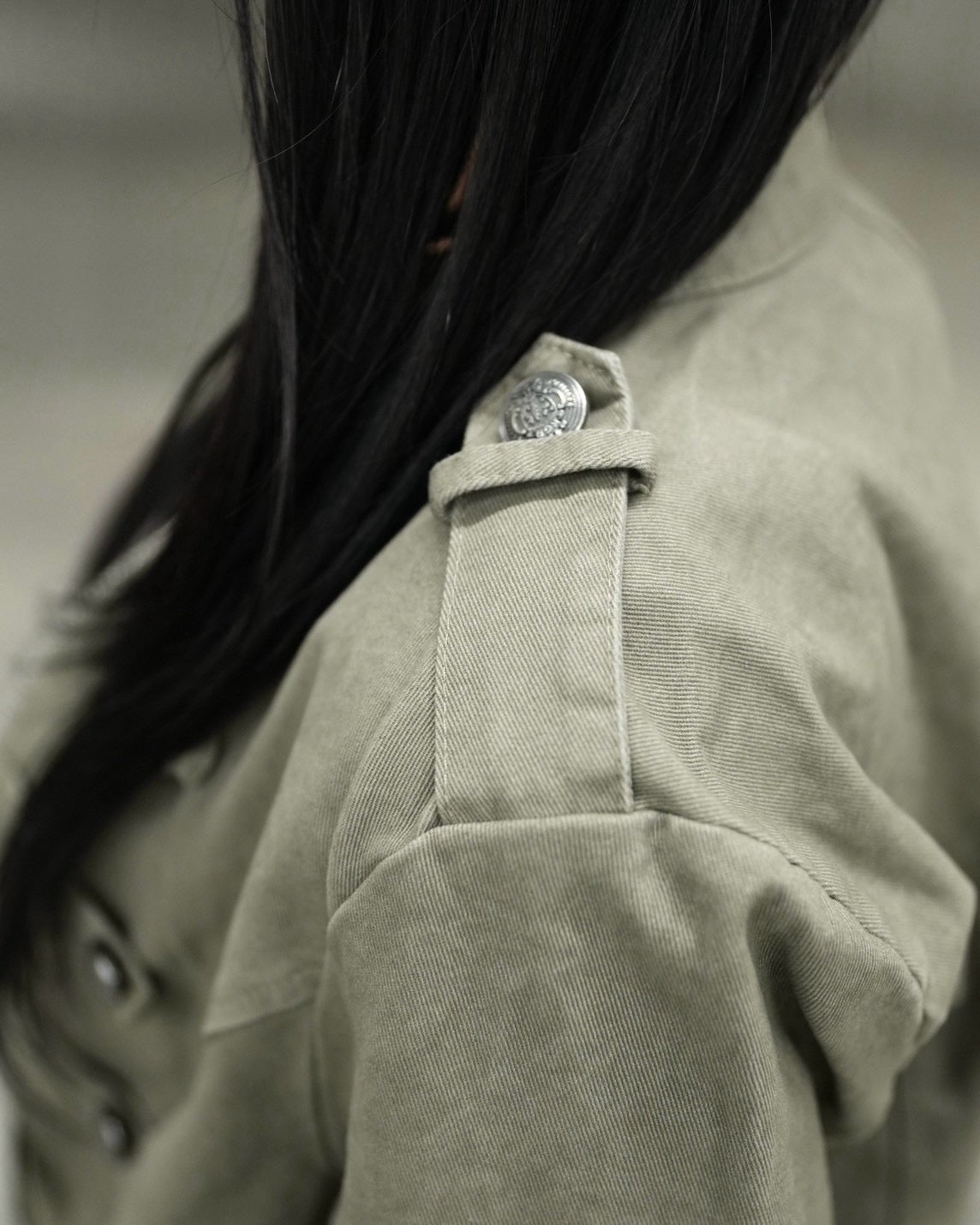 受注制【Never mind the XU】Napoleon grunge denim jacket (2color)