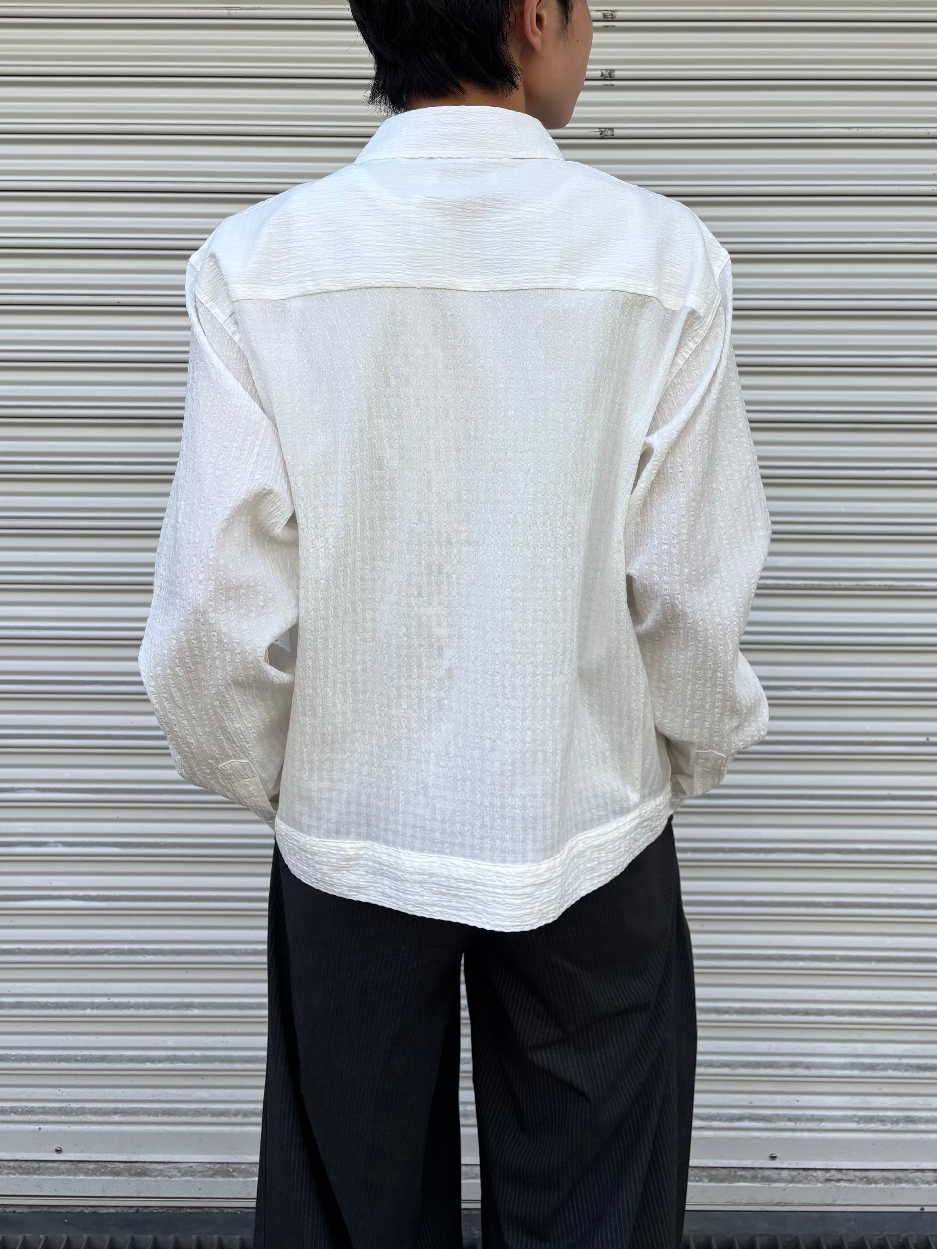 東京店WEB限定受注制【Chikashitsu +】seersucker relax check shirt (2color)