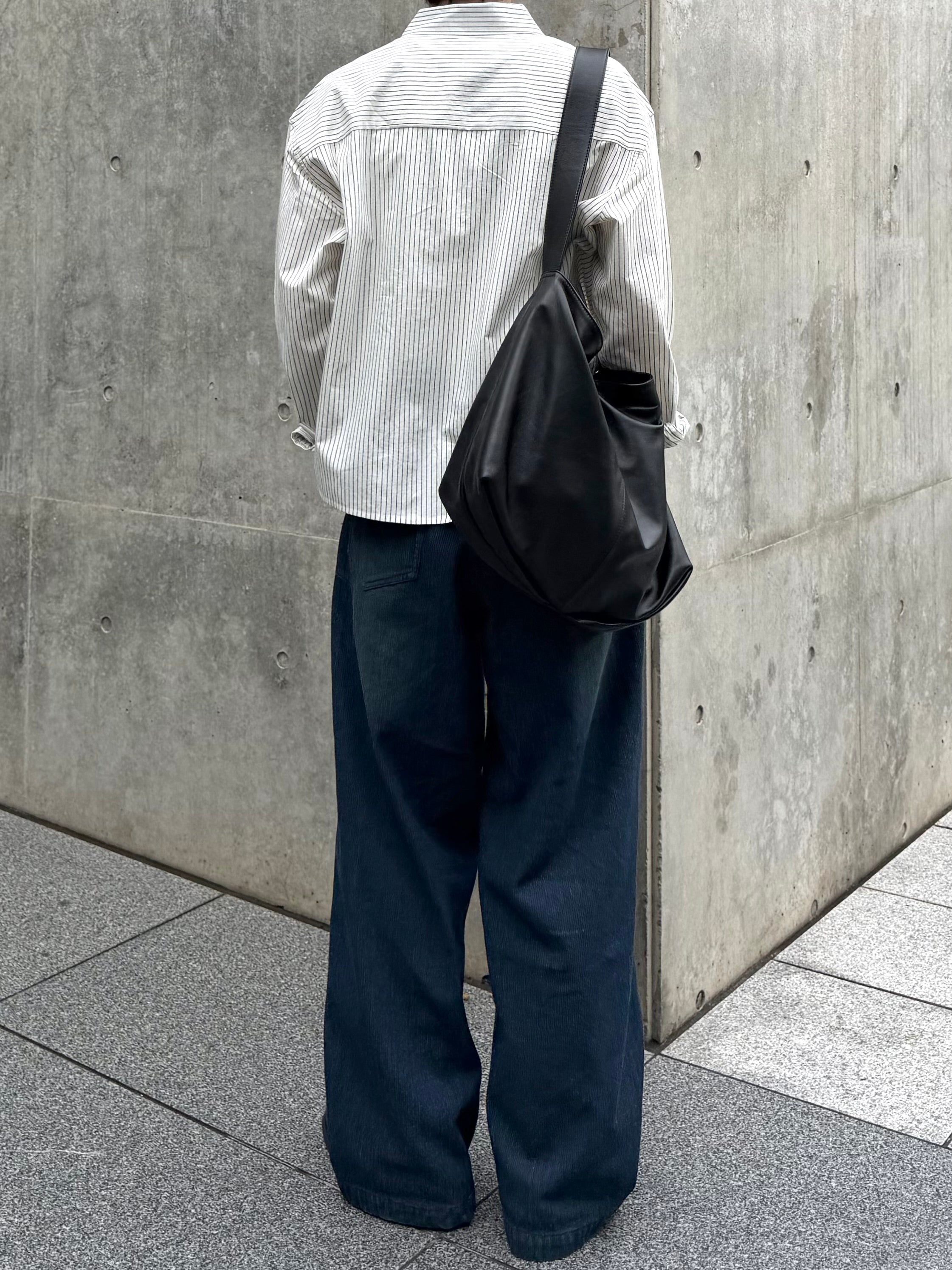 東京店WEB限定受注制【Chikashitsu +】compact stripe shirt (2color)